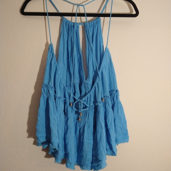 Stunning flowy Free People top - Picture 6 of 8